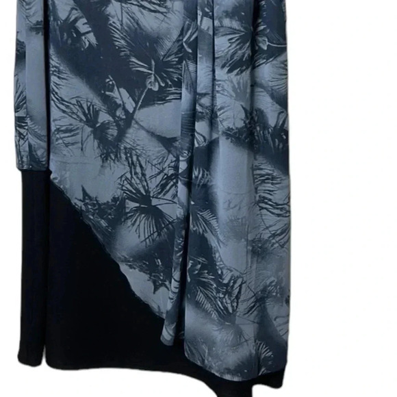 Vintage NWT dress women M. Blue,sleeveless,pleats, sheer overlay,career,fairy - Picture 3 of 12